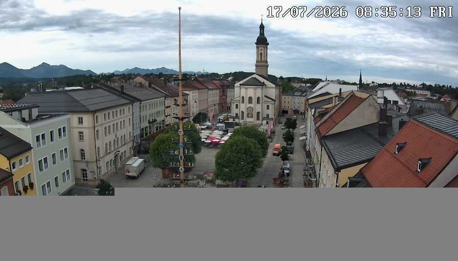 Archiv Foto Webcam Stadtplatz Traunstein