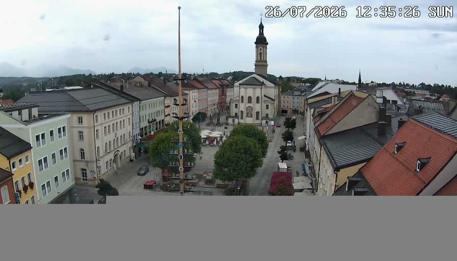 Archiv Foto Webcam Stadtplatz Traunstein