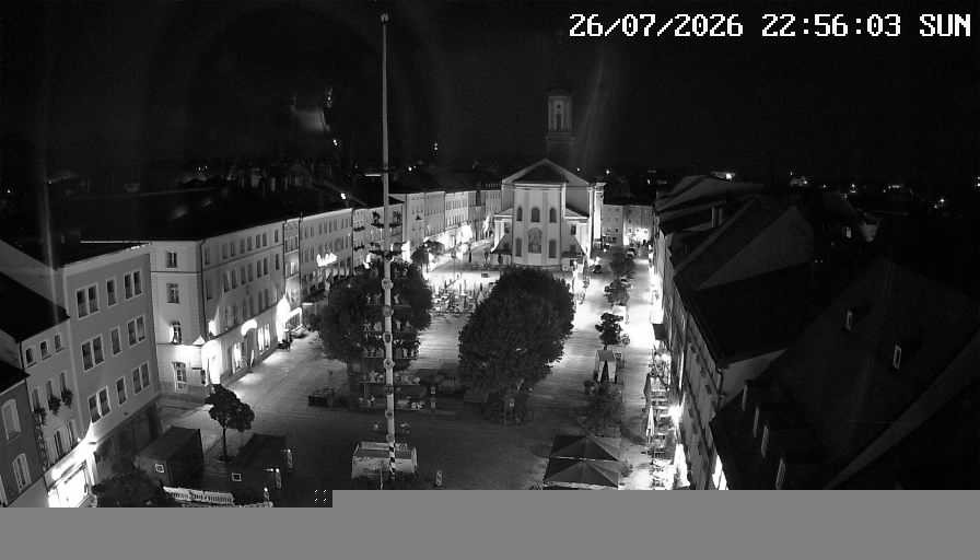 Archived image Webcam Traunstein: Town Square