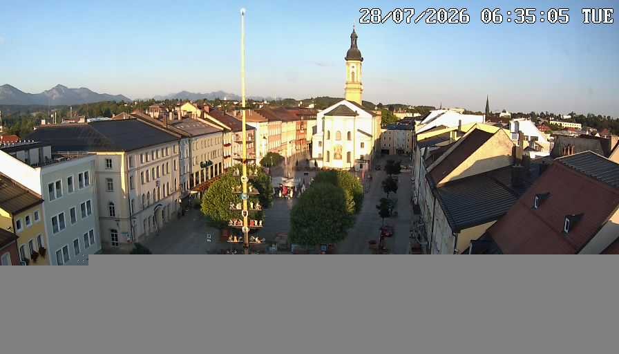 Archiv Foto Webcam Stadtplatz Traunstein