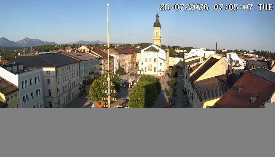 Archiv Foto Webcam Stadtplatz Traunstein