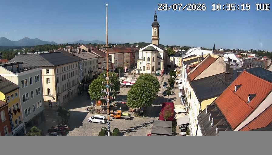 Archiv Foto Webcam Stadtplatz Traunstein