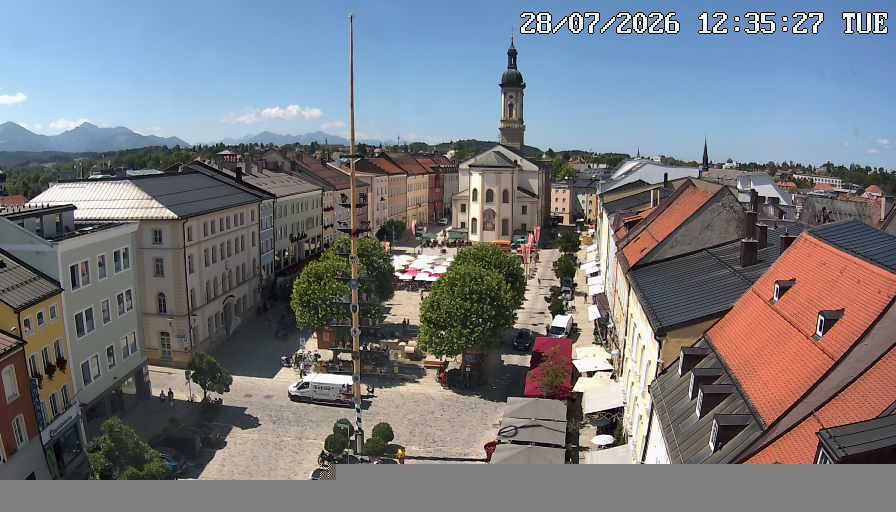 Archiv Foto Webcam Stadtplatz Traunstein
