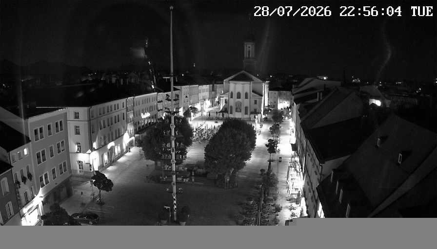 Archiv Foto Webcam Stadtplatz Traunstein