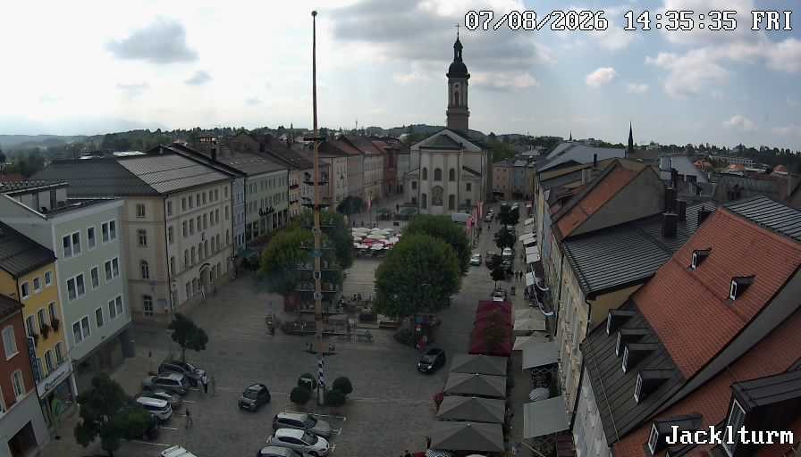 Archiv Foto Webcam Stadtplatz Traunstein