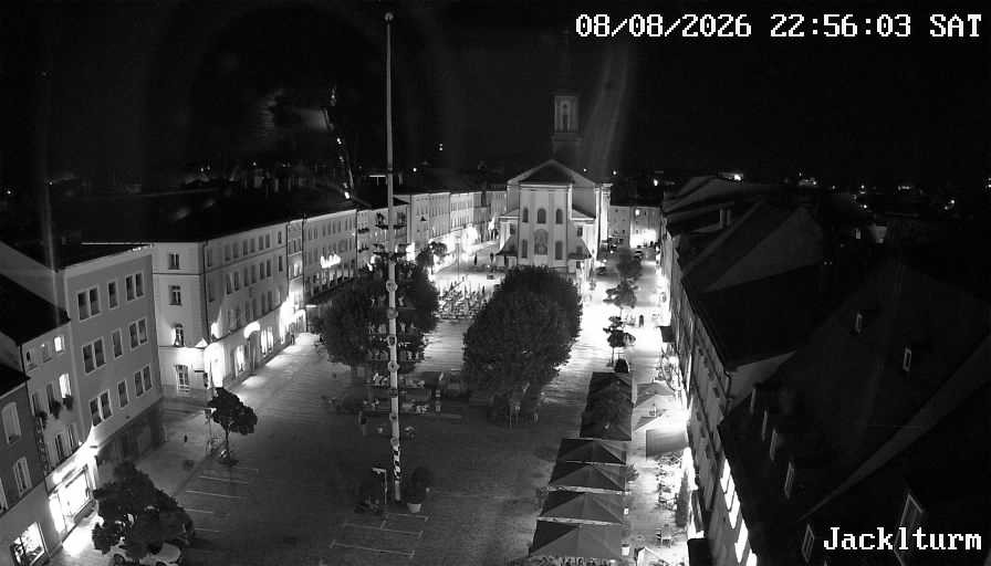Archived image Webcam Traunstein: Town Square
