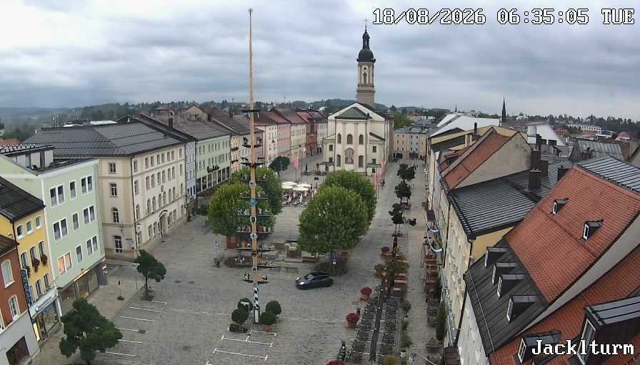 Archiv Foto Webcam Stadtplatz Traunstein