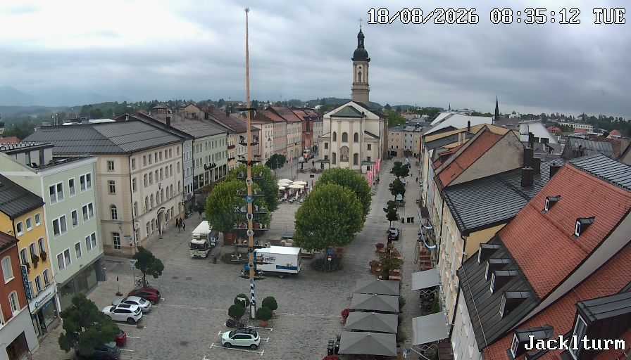 Archiv Foto Webcam Stadtplatz Traunstein