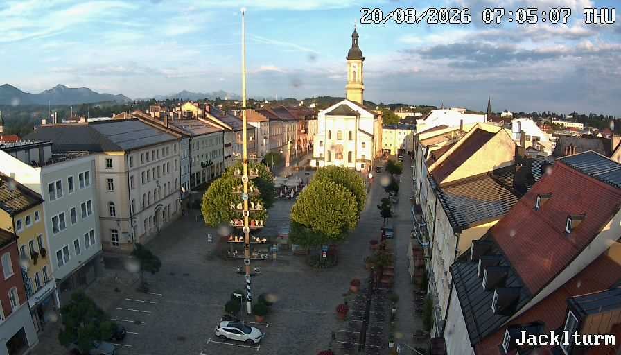 Archiv Foto Webcam Stadtplatz Traunstein