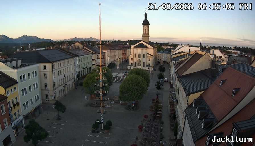Archiv Foto Webcam Stadtplatz Traunstein