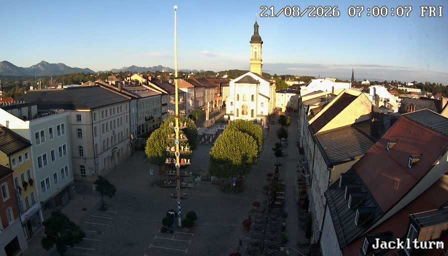 Archiv Foto Webcam Stadtplatz Traunstein