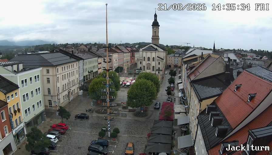 Archiv Foto Webcam Stadtplatz Traunstein
