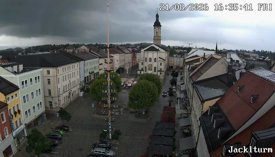 Archiv Foto Webcam Stadtplatz Traunstein