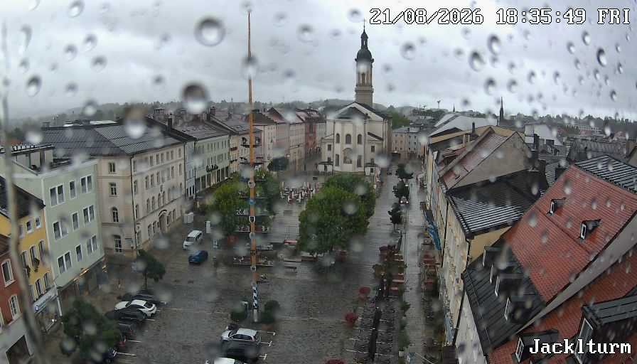 Archiv Foto Webcam Stadtplatz Traunstein