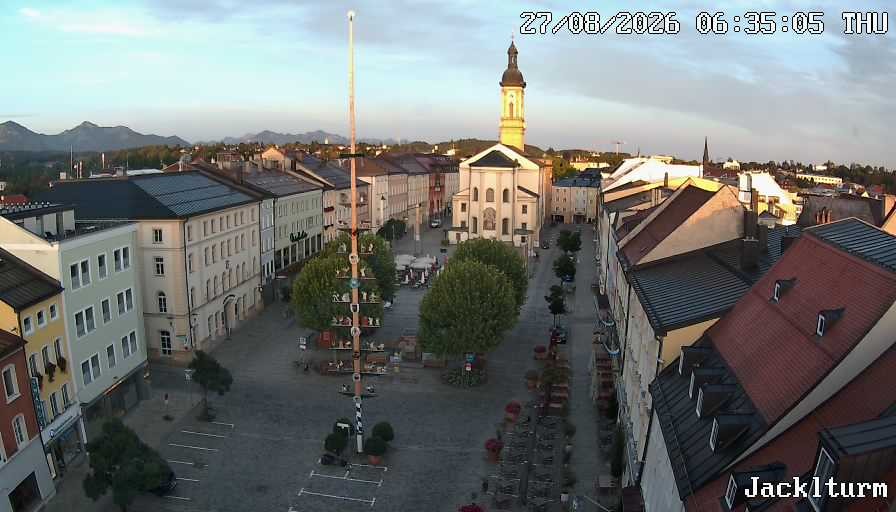 Archiv Foto Webcam Stadtplatz Traunstein