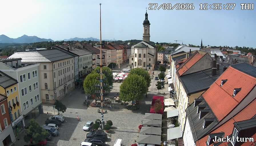 Archiv Foto Webcam Stadtplatz Traunstein