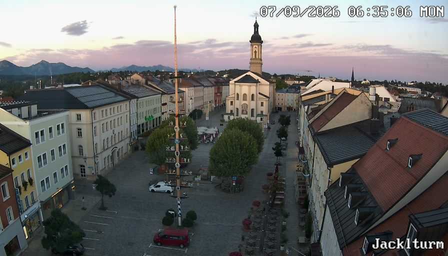 Archiv Foto Webcam Stadtplatz Traunstein
