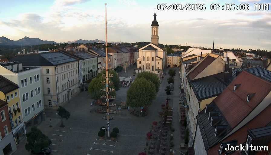 Archiv Foto Webcam Stadtplatz Traunstein