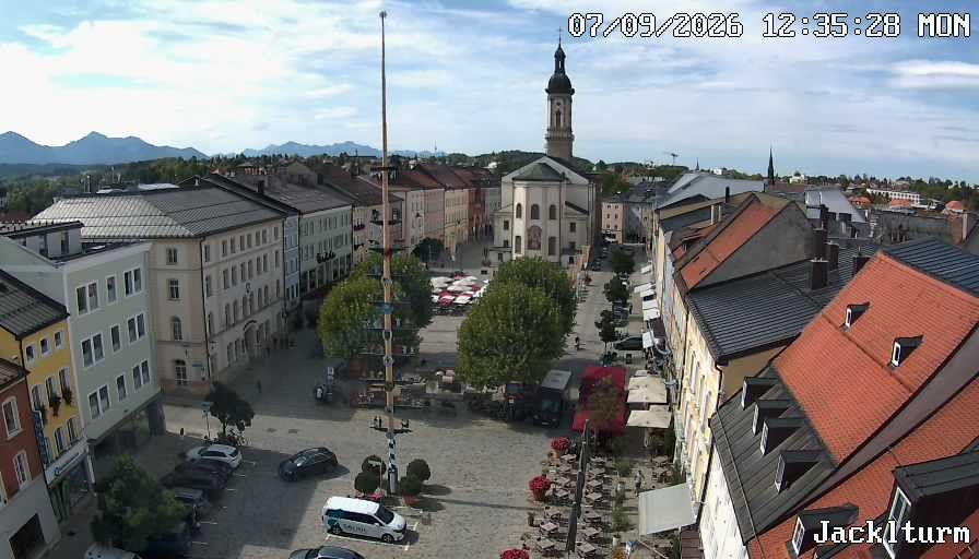 Archiv Foto Webcam Stadtplatz Traunstein