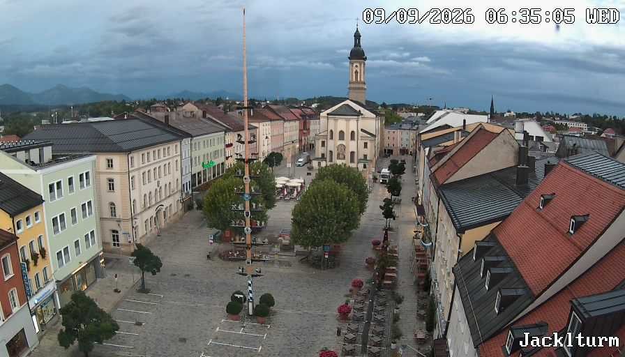 Archiv Foto Webcam Stadtplatz Traunstein