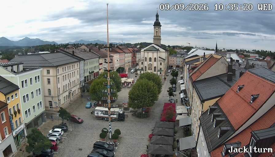 Archiv Foto Webcam Stadtplatz Traunstein