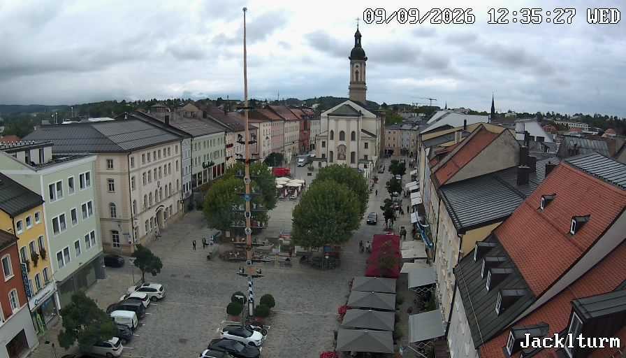 Archiv Foto Webcam Stadtplatz Traunstein