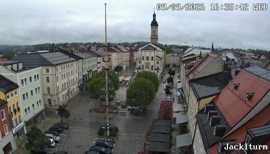 Archiv Foto Webcam Stadtplatz Traunstein