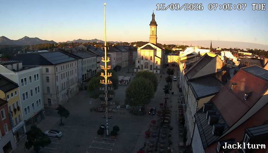 Archiv Foto Webcam Stadtplatz Traunstein