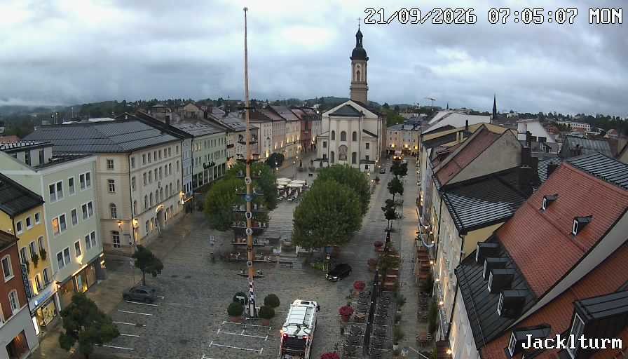 Archiv Foto Webcam Stadtplatz Traunstein
