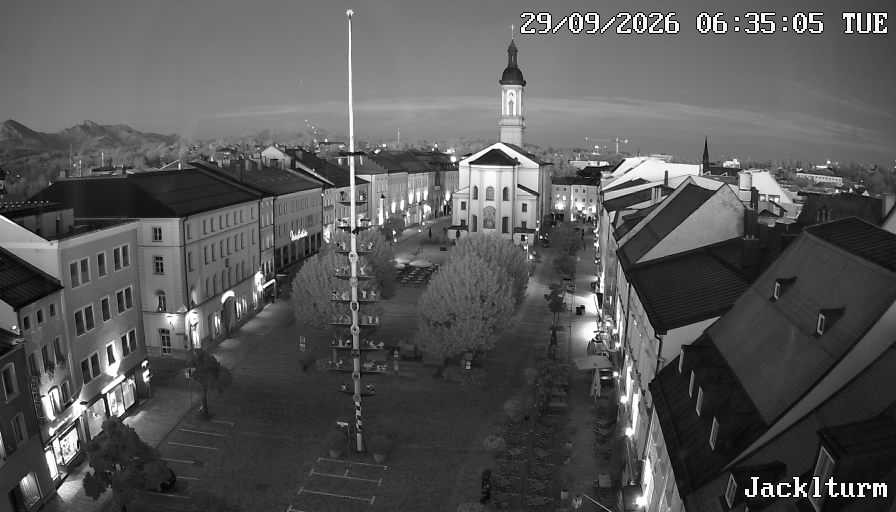 Archiv Foto Webcam Stadtplatz Traunstein