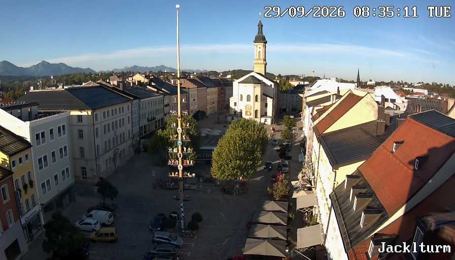 Archiv Foto Webcam Stadtplatz Traunstein