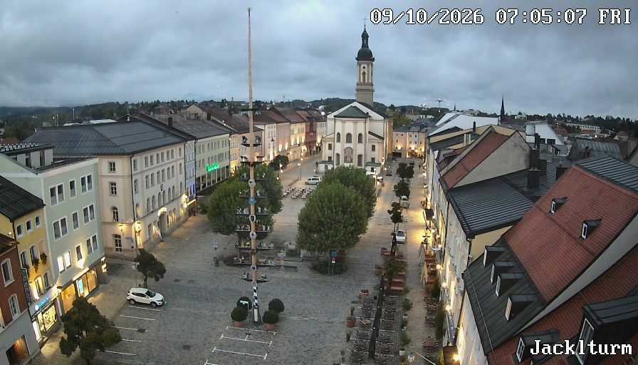 Archiv Foto Webcam Stadtplatz Traunstein