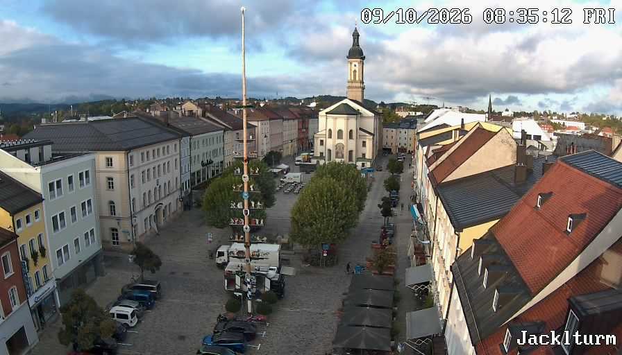 Archiv Foto Webcam Stadtplatz Traunstein