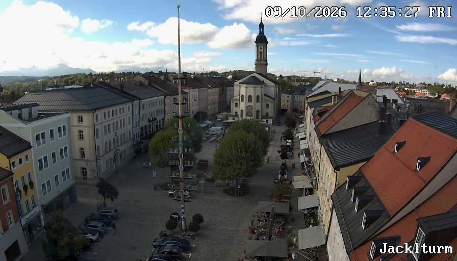 Archiv Foto Webcam Stadtplatz Traunstein