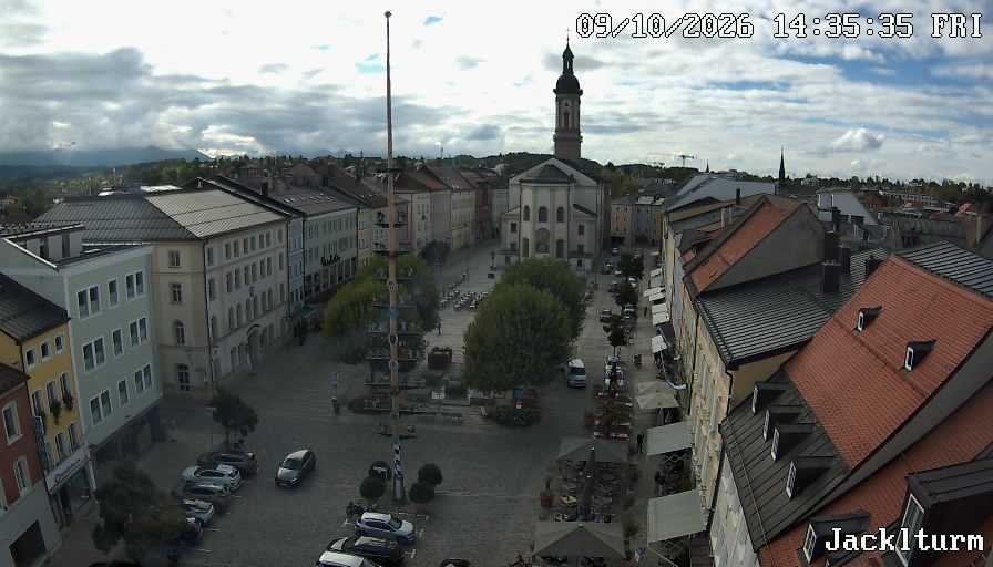Archiv Foto Webcam Stadtplatz Traunstein
