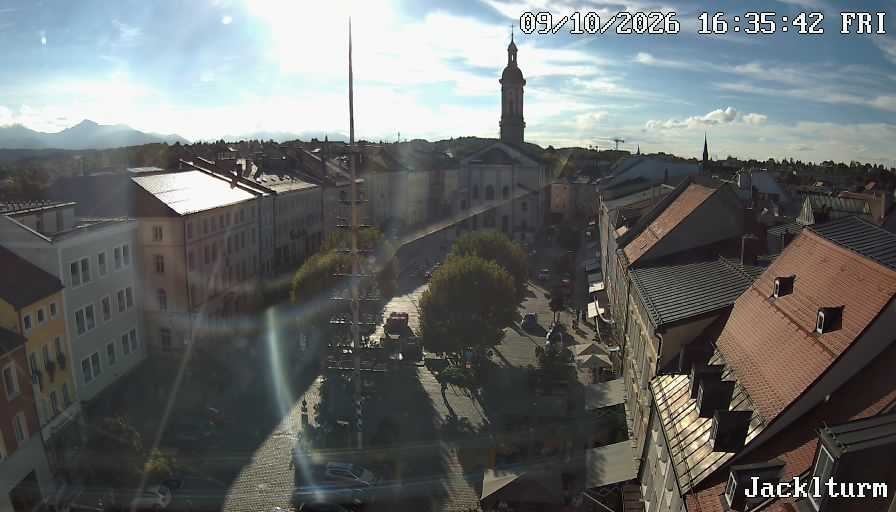 Archiv Foto Webcam Stadtplatz Traunstein
