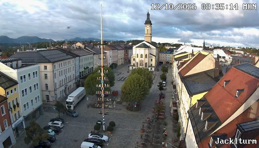 Archiv Foto Webcam Stadtplatz Traunstein