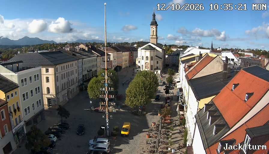 Archiv Foto Webcam Stadtplatz Traunstein