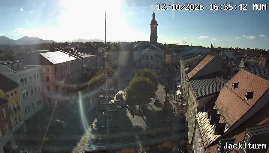Archiv Foto Webcam Stadtplatz Traunstein