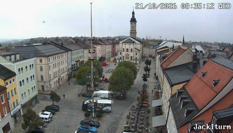 Archiv Foto Webcam Stadtplatz Traunstein