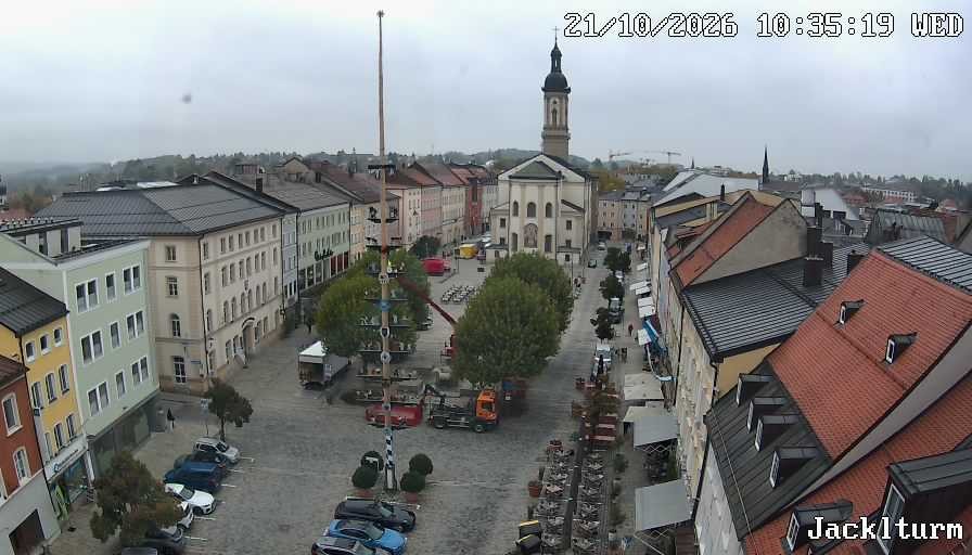 Archiv Foto Webcam Stadtplatz Traunstein