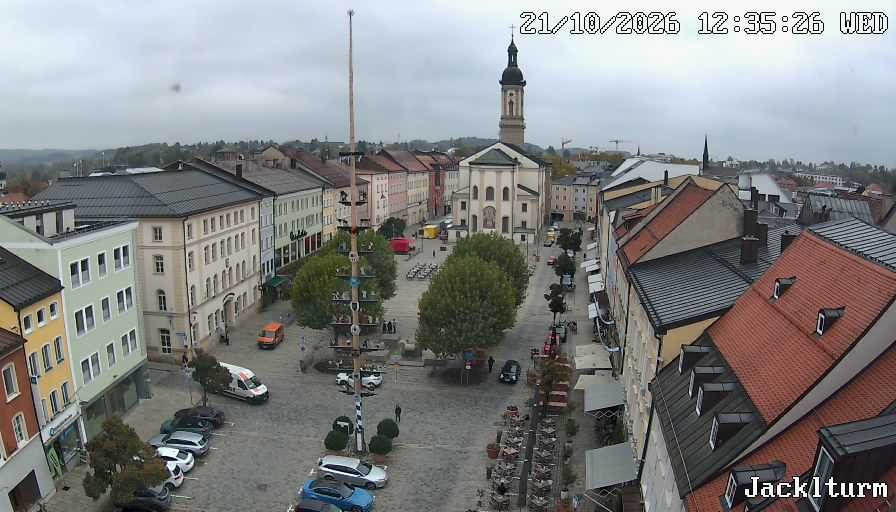 Archiv Foto Webcam Stadtplatz Traunstein