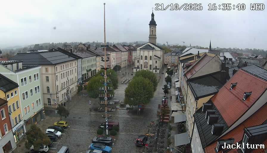 Archiv Foto Webcam Stadtplatz Traunstein