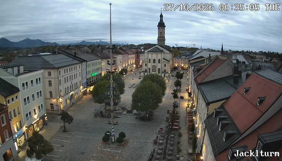 Archiv Foto Webcam Stadtplatz Traunstein