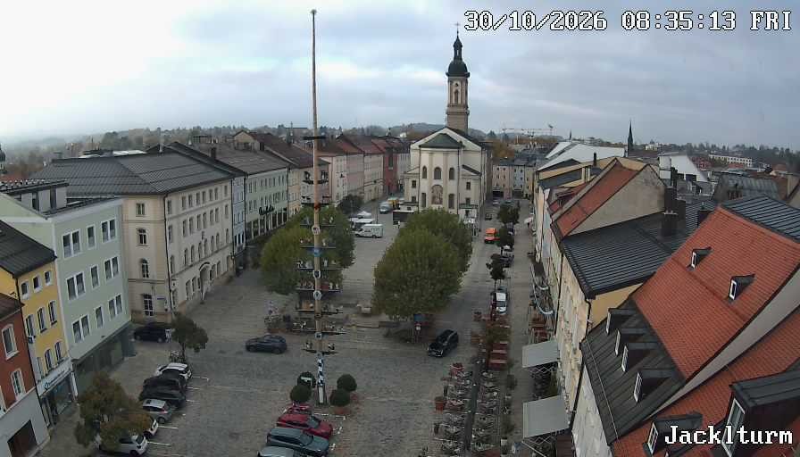 Archiv Foto Webcam Stadtplatz Traunstein