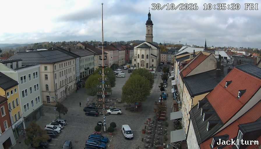 Archiv Foto Webcam Stadtplatz Traunstein