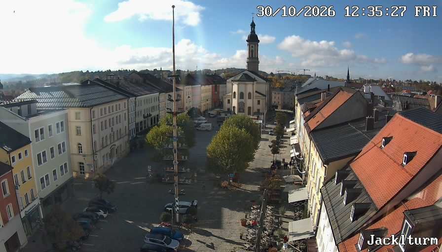 Archiv Foto Webcam Stadtplatz Traunstein