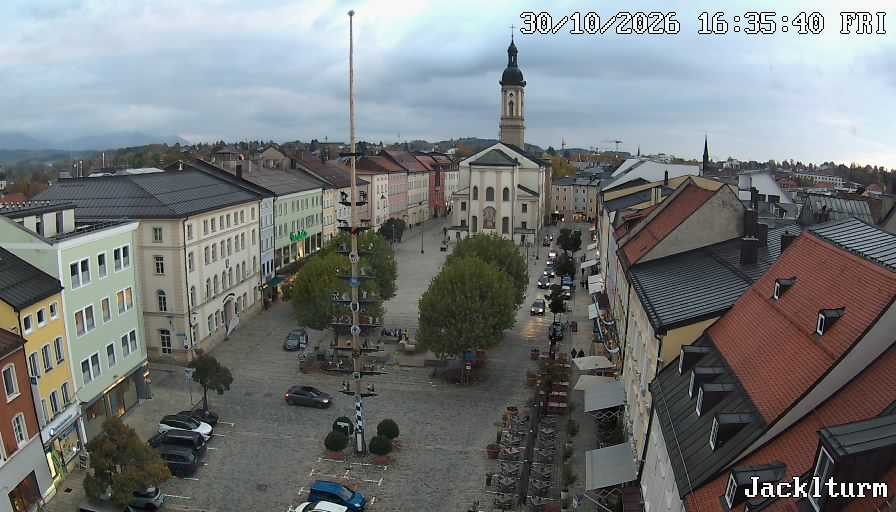 Archiv Foto Webcam Stadtplatz Traunstein