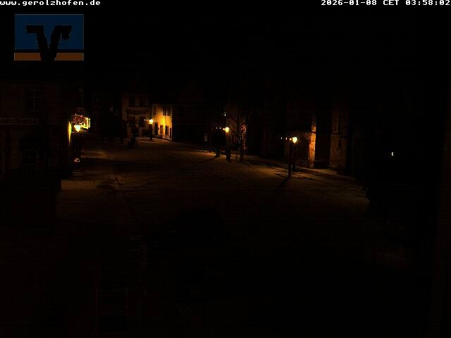 Archiv Foto Webcam Gerolzhofen Marktplatz