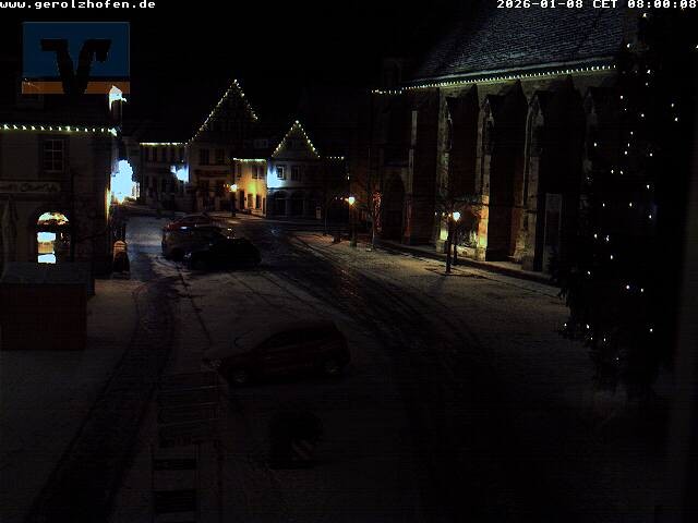 Archiv Foto Webcam Gerolzhofen Marktplatz